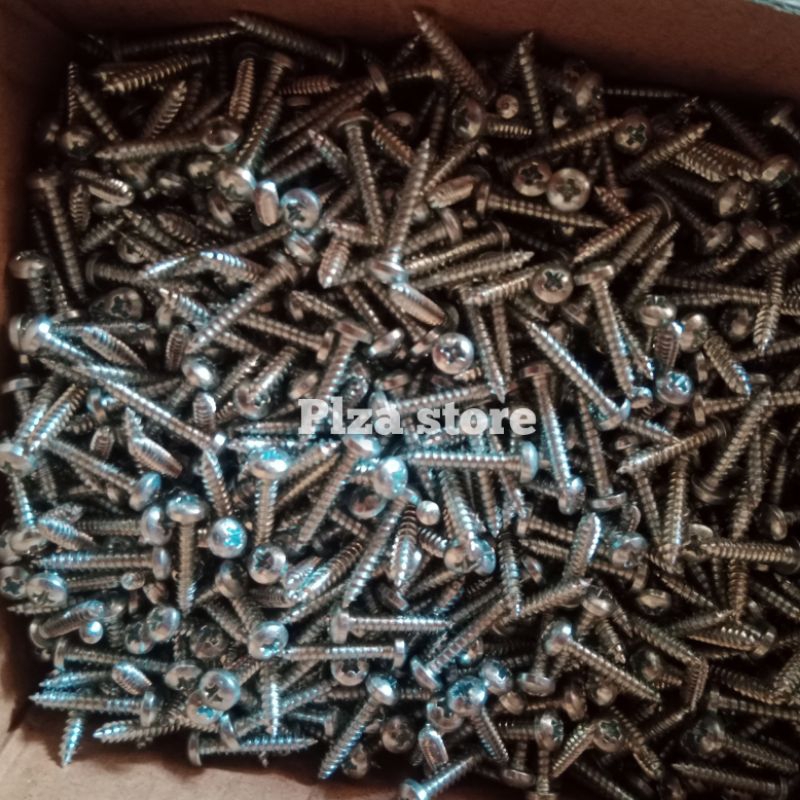 Baut tr final Toshiba Sanken PAB 4x5/8 Baut transistor final Toshiba dan sanken kepala obeng plus