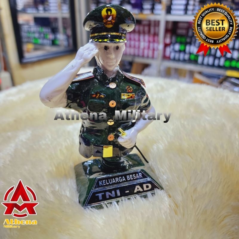 Patung miniatur tni ad-aksesoris