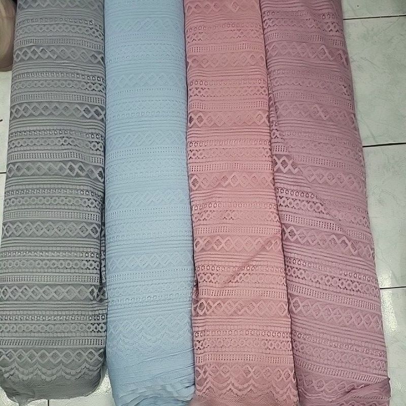 kain brokat malika all new premium.warna pastel soft