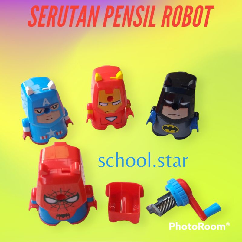 

SERUTAN PENSIL /RAUTAN MEJA / RAUTAN PUTAR SUPER HERO 3027
