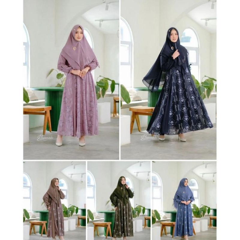 Gamis Zarena Bermerks Syar'i Ori