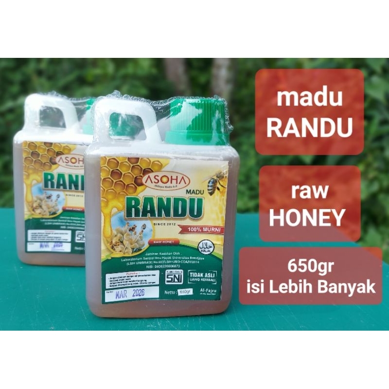 

ASOHA Madu Randu Asli 650gr | NO TIPU-TIPU | Raw Honey | tdk Kristal dikulkas | madu murni | madu asli