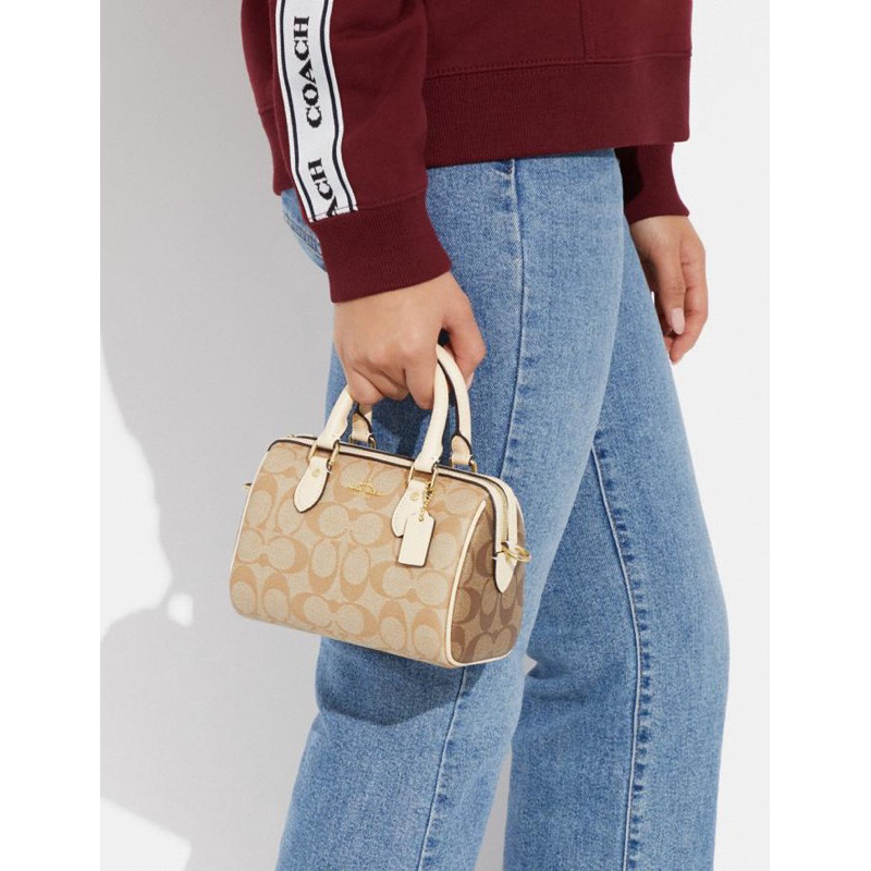 Coach Mini Rowan Crossbody In Signature (CC160)