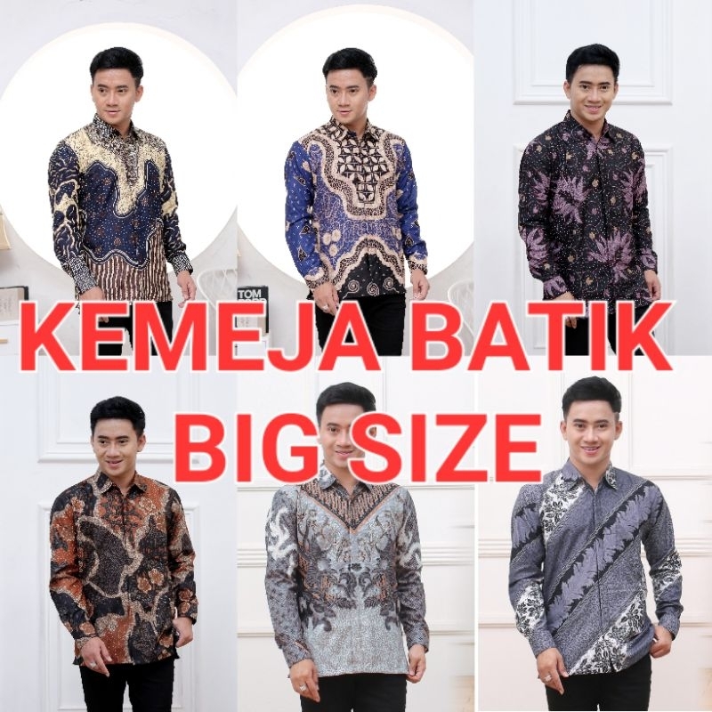 KEMEJA BATIK BIG SIZE KEMEJA BATIK LENGAN PANJANG