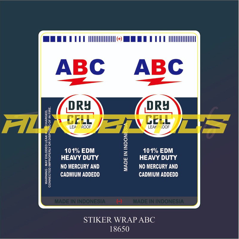 WRAP BATERAI 18650 MODEL BARU