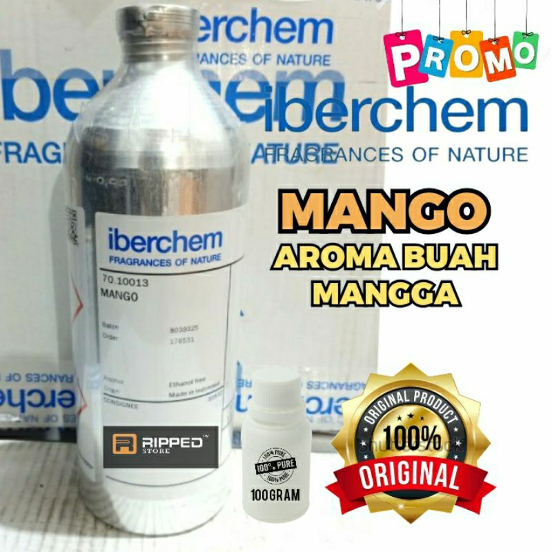 (100 ML) MANGO BIBIT PARFUM MURNI AROMA BUAH MANGGA BY IBERCHEM ORIGINAL