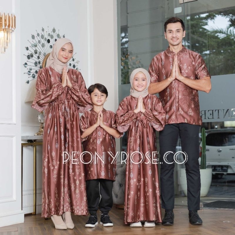 BUY 3 GET 1 FREE !! RAYA - GAMIS COUPLE IBU ANAK LEBARAN PESTA KONDANGAN MEWAH SILK TERBARU