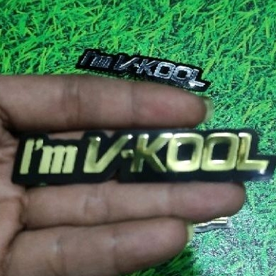 emblem vkool emblem kaca mobil