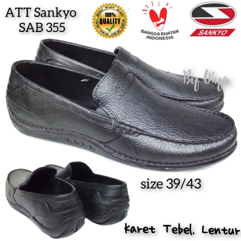 Sepatu Karet Pria/Sepatu Karet Pantofel Pria/Sepatu Karet Pria ATT AB 350/Sepatu Anti Air ATT Sankyo/Sepatu Karet Pria Formal