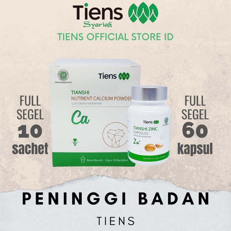Peninggi Badan Terbaik Di Dunia Tiens Original | Susu Calsium & Zinc Kapsul | Susu Peninggi Badan