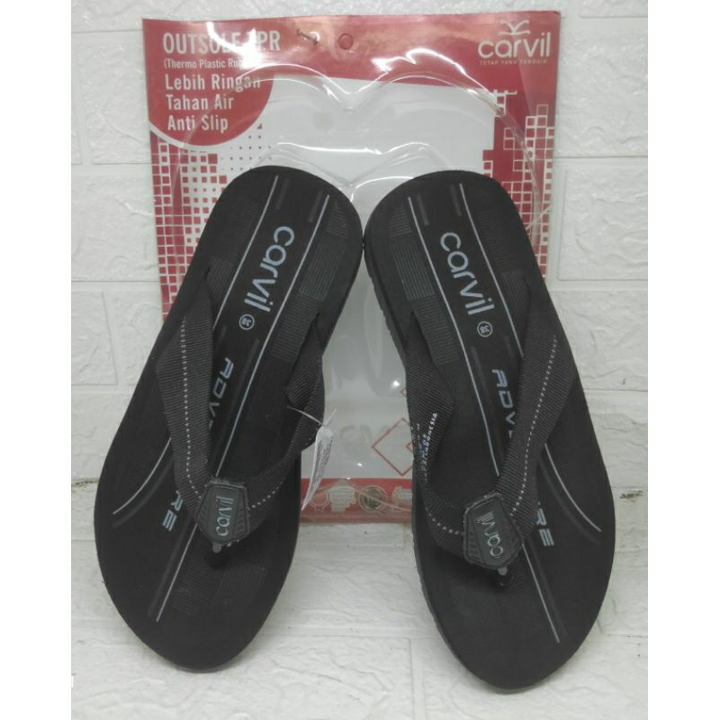 SANDAL SPON CARVIL COWOK 38-43 ( CARVIL TETAP YANG TERBAIK)