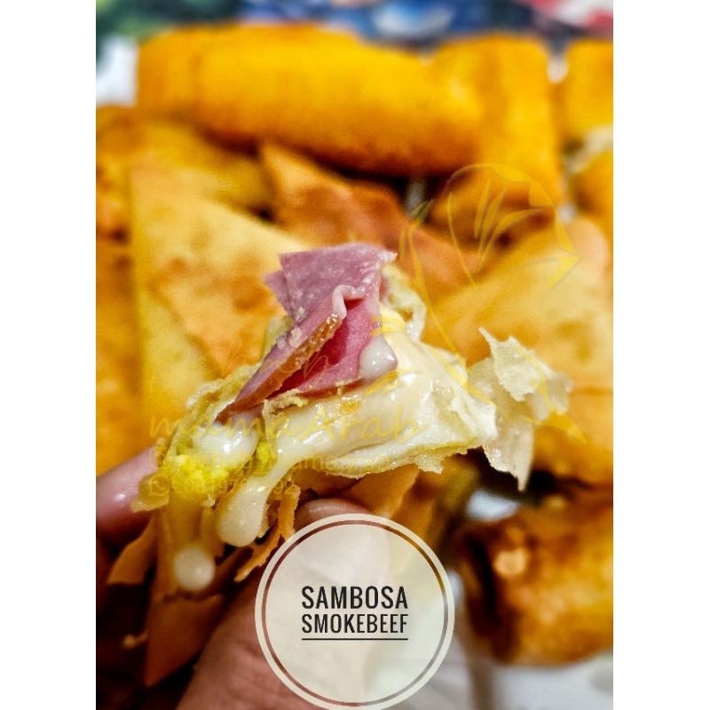 

Sambosa Keju Smokebeef Frozen Isi 10