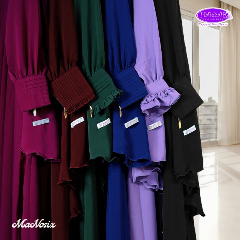 Gamis Abaya Manosix Rumah Hafidzah RH set khimar