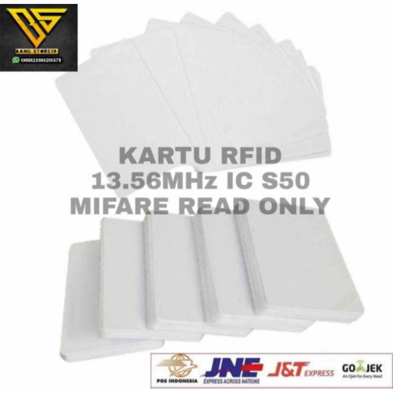 

Kartu RFID 13.56MHz IC S50 NFC Card Mifare Read Only