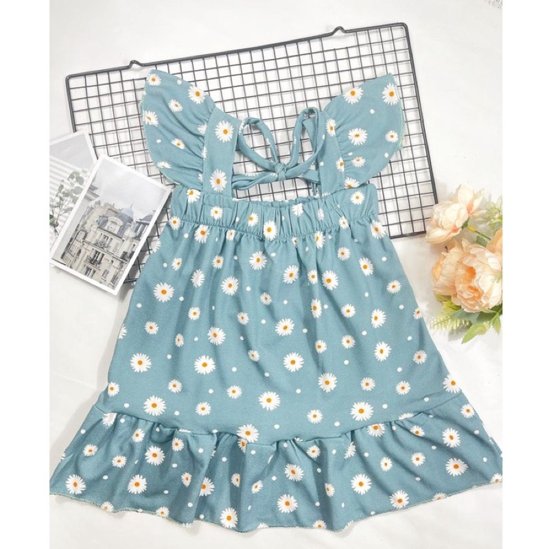 Dress Anak Syabela Daisy Anak Perempuan 1-3 Tahun