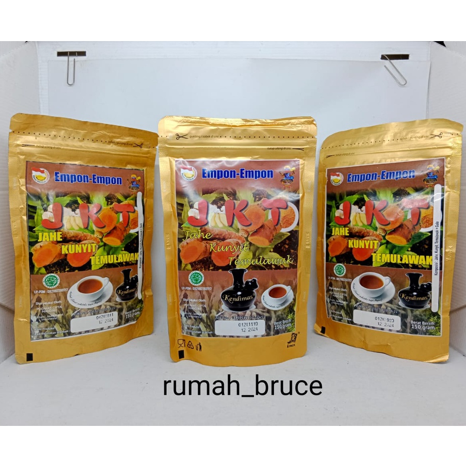 

minuman tradisional empon - empon JKT jahe kunyit temulawak by kendimas 150g