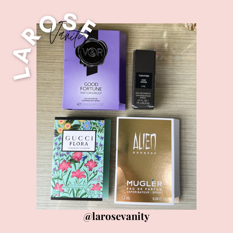 GUCCI / VIKTOR & ROLF / TOM FORD / MUGLER EDP PERFUME SAMPLE TRIAL SIZE