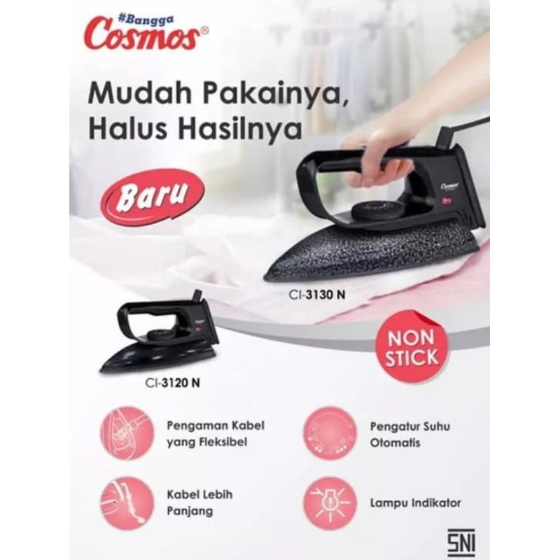 Setrika Cosmos CI3120N / Setrika murah Cosmos 3120