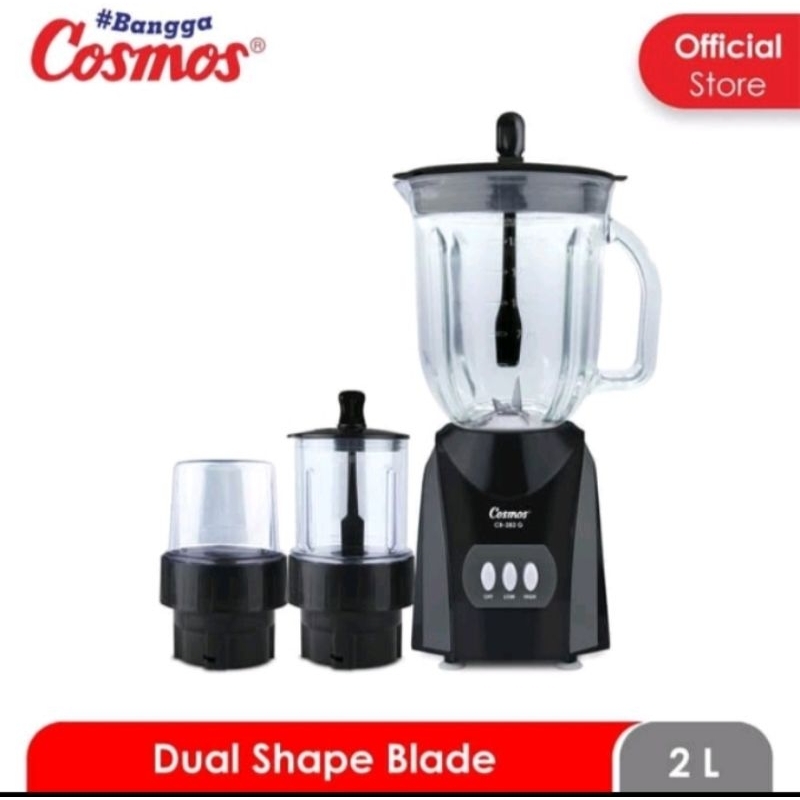 Blender Cosmos Kaca / Blender Cosmos CB-282G Kaca ( 2 Liter ) Big Capacity / Blender Cosmos Kaca / B