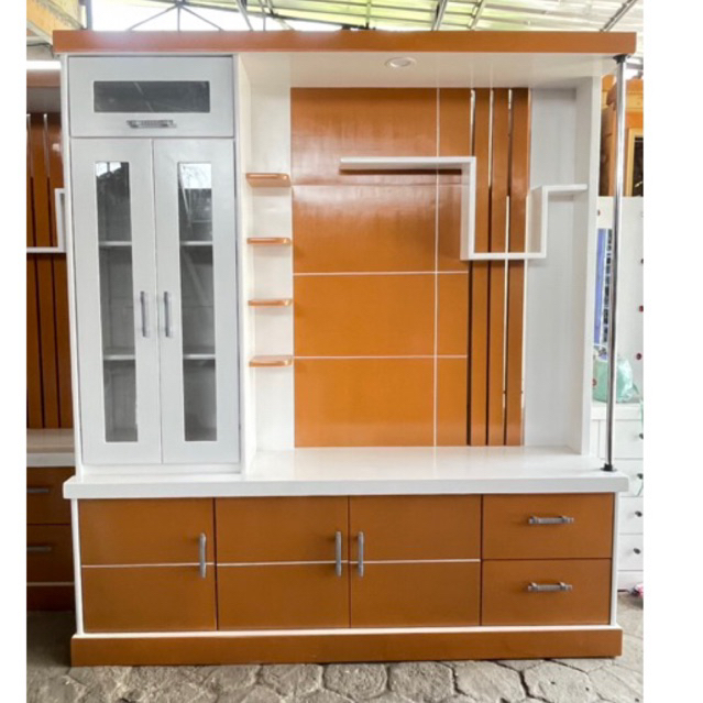 Bufet Tv Minimalis jumbo/Sketsel/Partisi murah Uk 180x50x2m