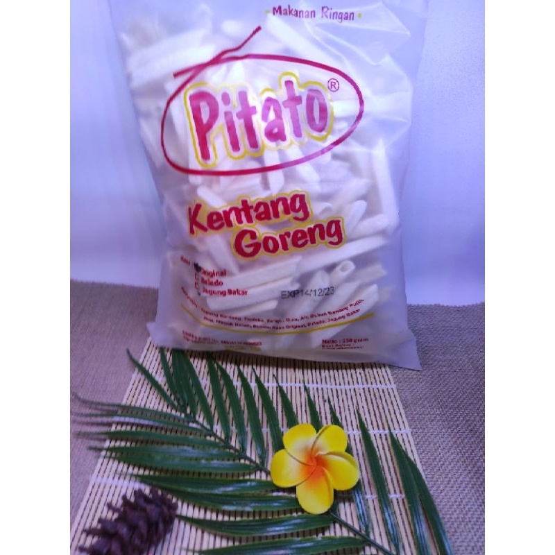 

KENTANG GORENG PITATO / PITATO ORIGINAL / PITATO ASIN / KEMASAN 250gram