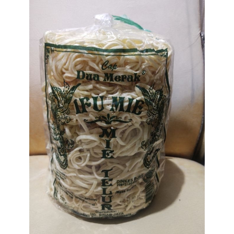 

Ifumie Telur Cap Dua Merak Mie Kering Medan