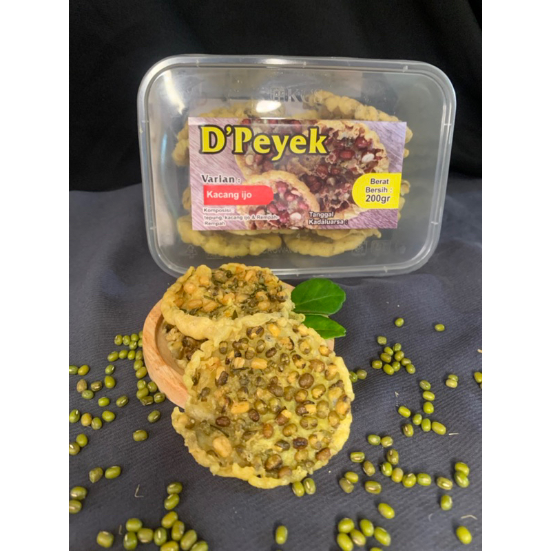 

Peyek kacang hijau (200gr)