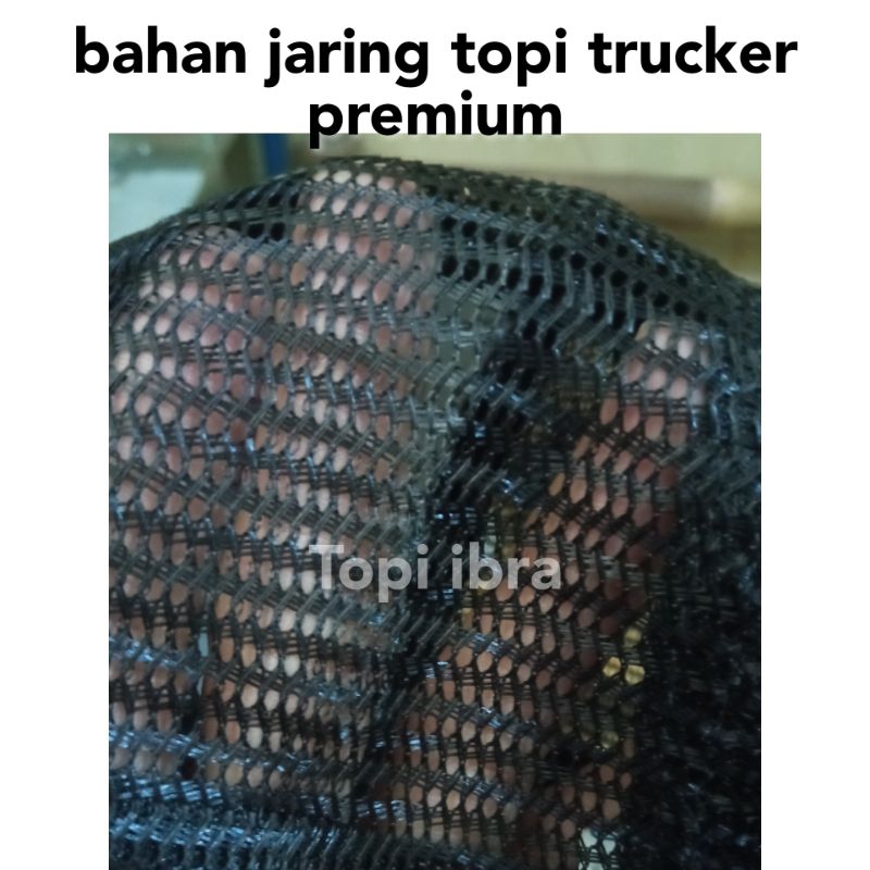 bahan topi kain jala jaring topi trucker premium per 1 meter
