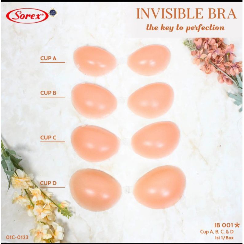 Sorex Invisible Bra IB001 bh silikon