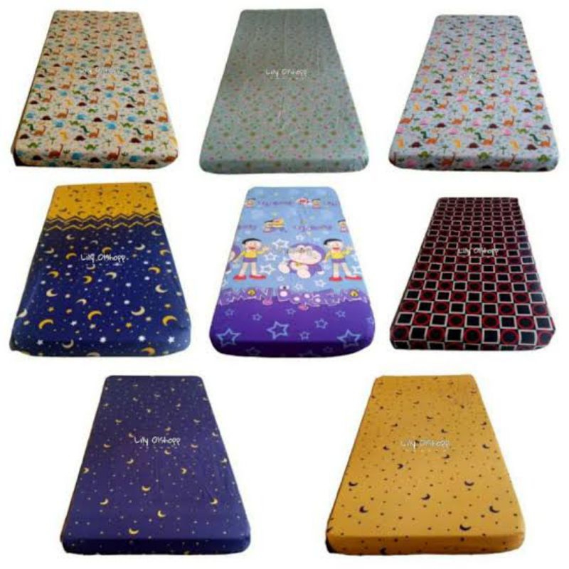 SEPREI RESLETING UK 120X200 |SARUNG KASUR SPON/BUSA MURAH