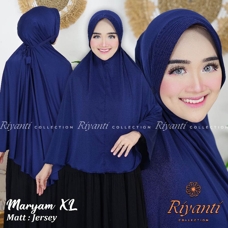 Hijab Bergo Jumbo Maryam Pet - Hijab Bergo Tali - Hijab Bergo Instan SIZE XL