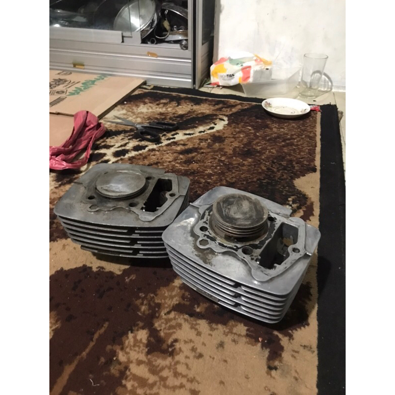 Silinder blok honda gl max gl pro BAHAN BORE UP original copotan