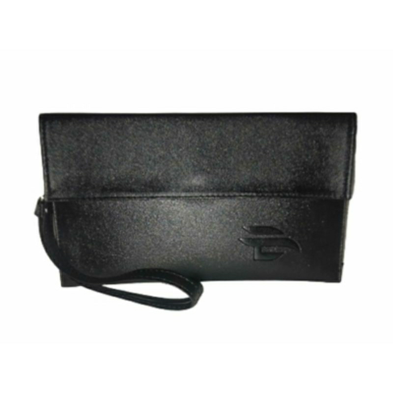 dompet pria/wanita clutch handabag/tas tangan hitam kulit sintetis size 23x1,5x15 cm