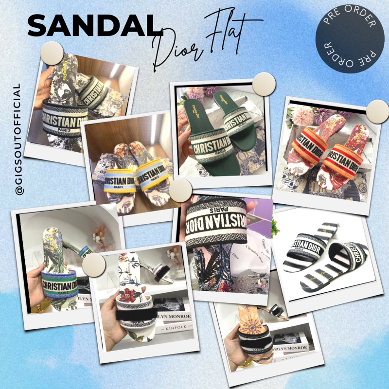 sandal dior req by Sindi
