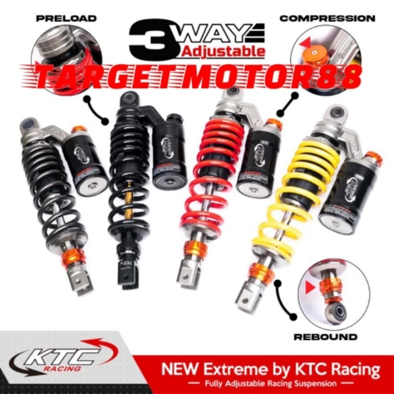 Shockbreaker ktc Racing EXTREME Klik Reborn Vario beat Scoopy Mio dll original