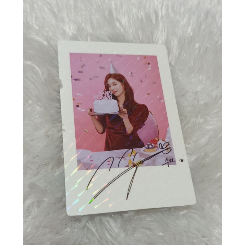 Bae Suzy Birthday Photocard
