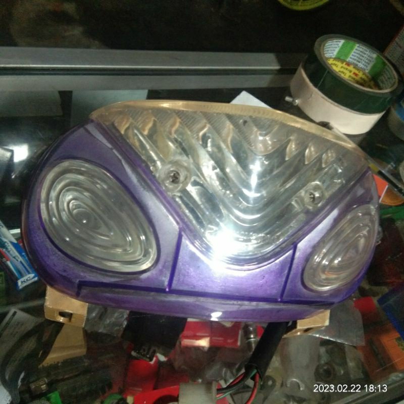 lampu belakang satria 2tak lumba model rgv bening