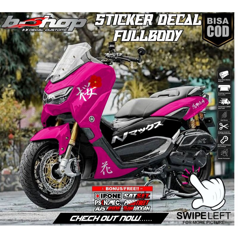 sticker decal full body Yamaha all new nmax motif nmax Jepang variasi kombinasi