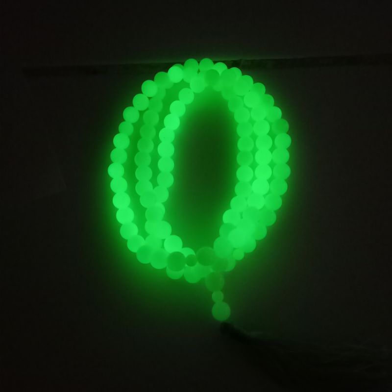 tasbih batu fospor bisa menyala 8mm 99butir