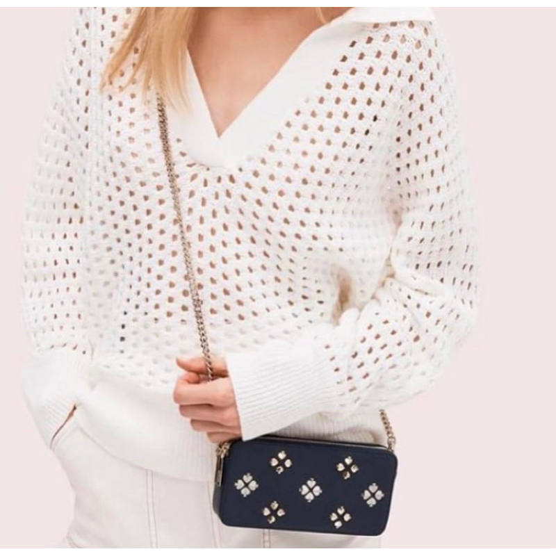 Kate Spade Margaux Floral Double Zip Mini Crossbody AUTHENTIC