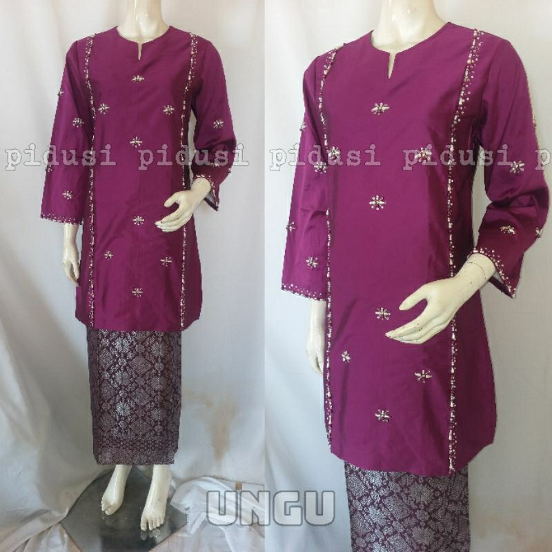 TERBARU SET BAJU KURUNG TAFFETA PAYET