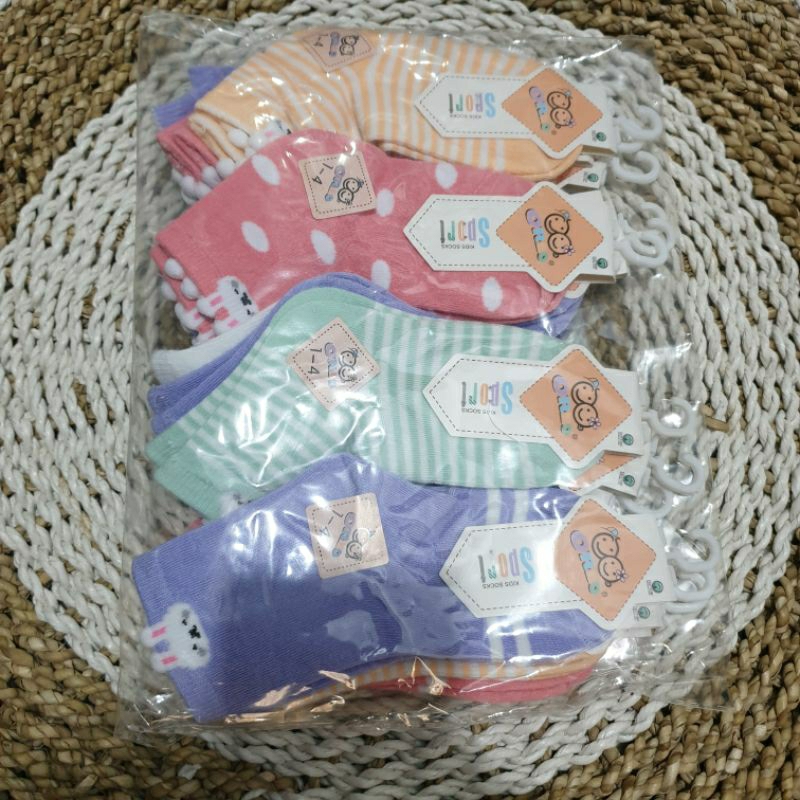 (GROSIR) kaos kaki anak import / kaos kaki TK import wanita / kaos kaki sekolah TK import / kaos kak