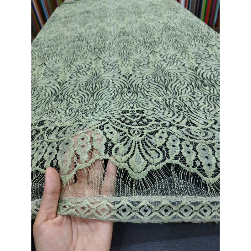 Brokat Semi Lace panel D#tgm9205