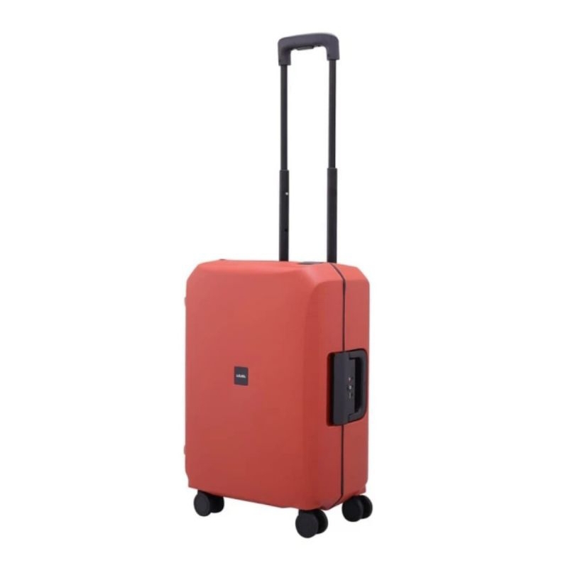 Bundling Lojel Voja Koper Hardcase Cabin/21 Inch Teracotta + Luggage Cover Cabin