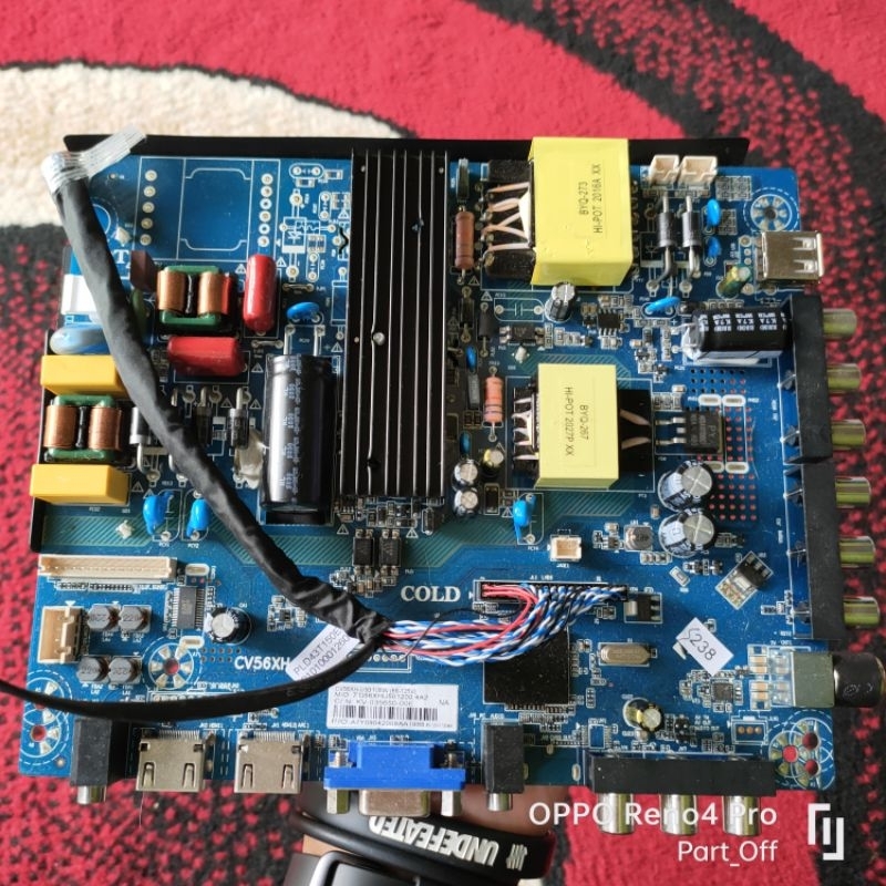 MB MAINBOARD MESIN TV POLYTRON PLD43T150E PLD 43T150E 43T150 E
