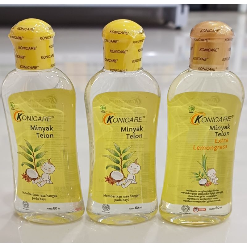 KONICARE Telon 60ml (beli 2 gratis 1 LEMONGRASS 60ML EXP AGT 23)