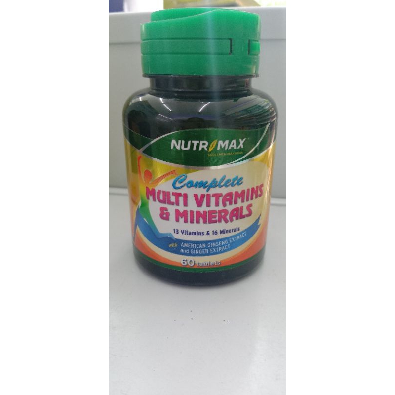 Nutrimax Complete Multivitamin dan Mineral 60'