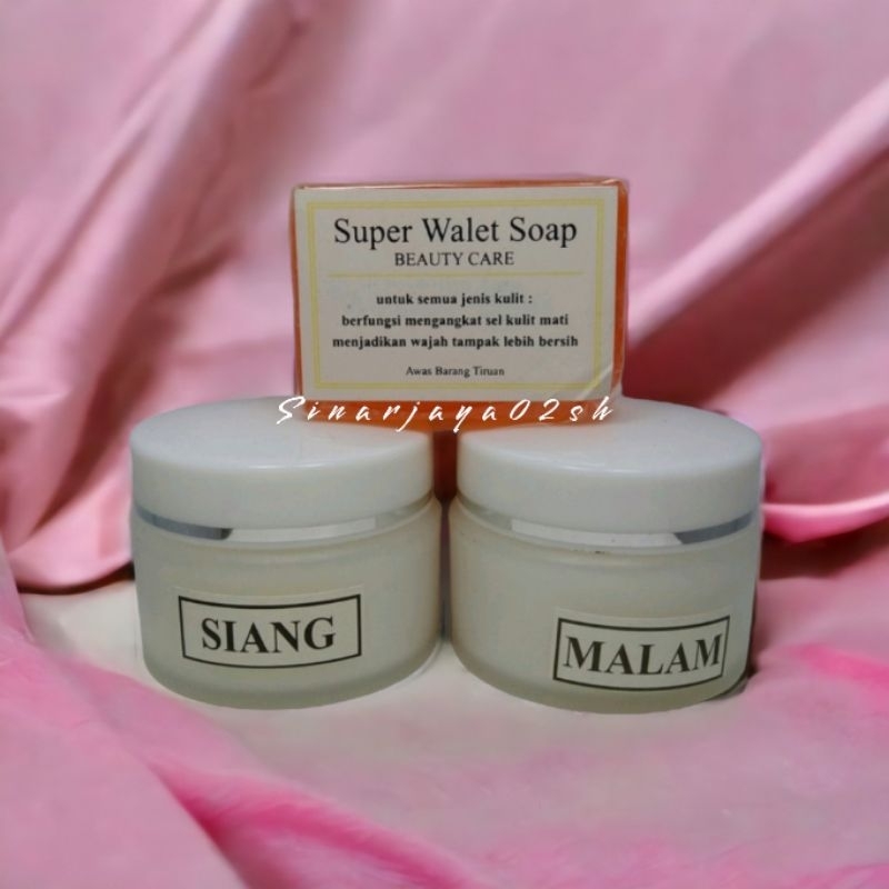 paket cream WALET POT BERAT / DOBLE PK WALET JARING WHITENING CREM