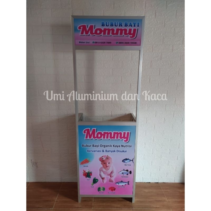 Booth portable mini ukuran 60 cm x 30 cm