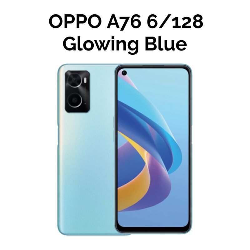 hp oppo a76 ram 6/128 [6gb + 128gb] - garansi resmi